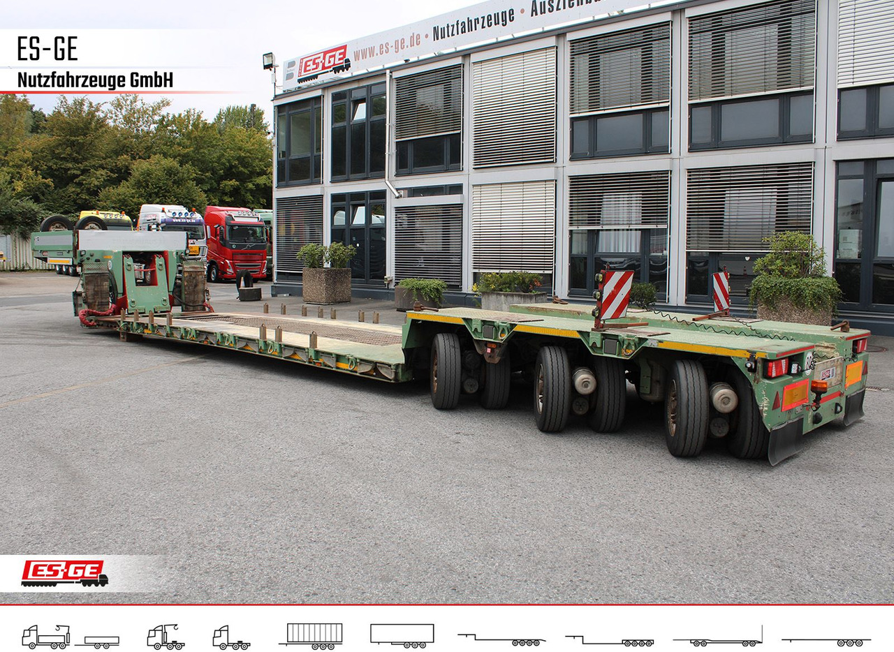Goldhofer 3-Achs-Tiefbett 3x12 t - عربة مسطحة منخفضة نصف مقطورة: صور 1 Goldhofer 3-Achs-Tiefbett 3x12 t - عربة مسطحة منخفضة نصف مقطورة: صور 1