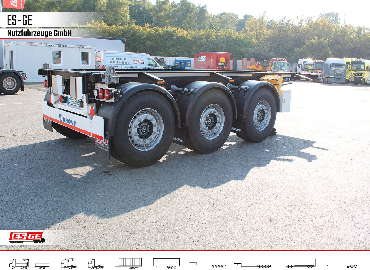 Krone Box Liner 3-Achs-Containerchassis 20' - شاحنات الحاويات/ جسم علوي قابل للتغيير نصف مقطورة: صور 4 Krone Box Liner 3-Achs-Containerchassis 20' - شاحنات الحاويات/ جسم علوي قابل للتغيير نصف مقطورة: صور 4