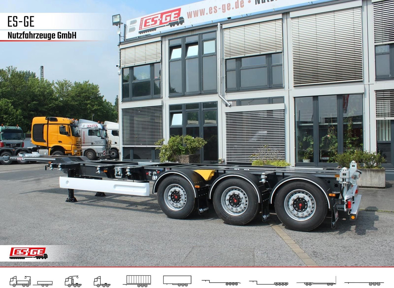 Wielton 3-Achs-Containerchassis - multifunktional - شاحنات الحاويات/ جسم علوي قابل للتغيير نصف مقطورة: صور 1 Wielton 3-Achs-Containerchassis - multifunktional - شاحنات الحاويات/ جسم علوي قابل للتغيير نصف مقطورة: صور 1