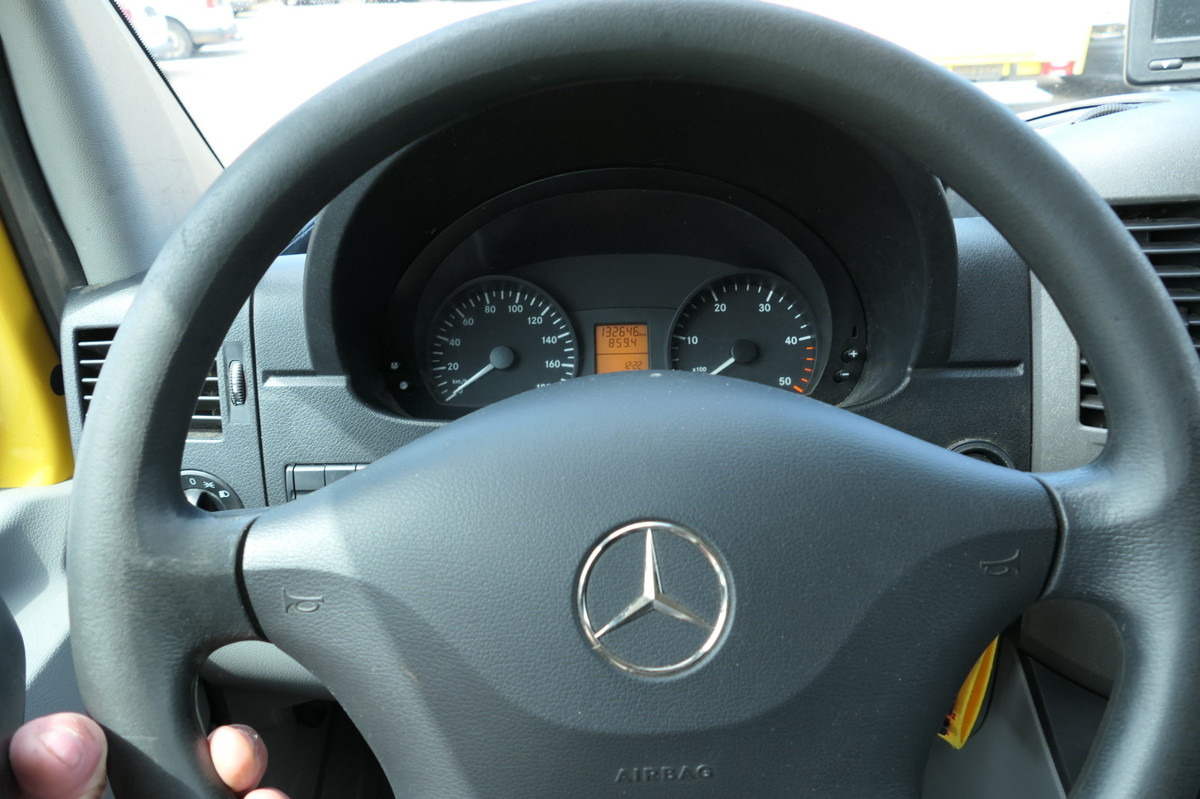 الشاحنات الصغيرة صندوق مغلق MERCEDES-BENZ SPRINTER 310 CDI MAXI EURO-5 KOFFER REGALE KAMER: صور 11