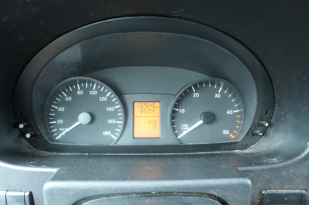 الشاحنات الصغيرة صندوق مغلق MERCEDES-BENZ SPRINTER 310 CDI MAXI EURO-5 KOFFER REGALE KAMER: صور 12