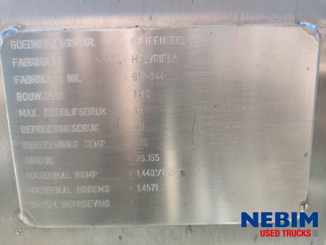 Burg BPO 12-27 Z - Tank 26.165 Ltr - نصف مقطورة صهريج: صور 5 Burg BPO 12-27 Z - Tank 26.165 Ltr - نصف مقطورة صهريج: صور 5