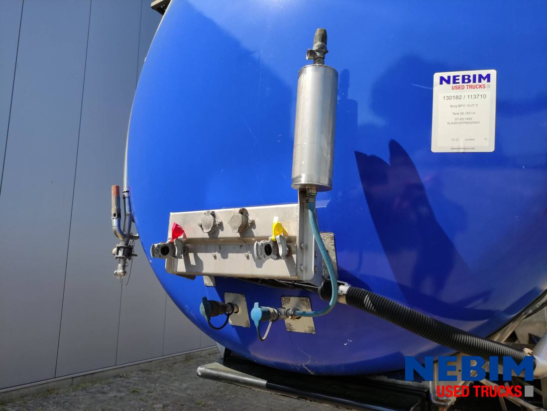 نصف مقطورة صهريج Burg BPO 12-27 Z - Tank 26.165 Ltr: صور 8