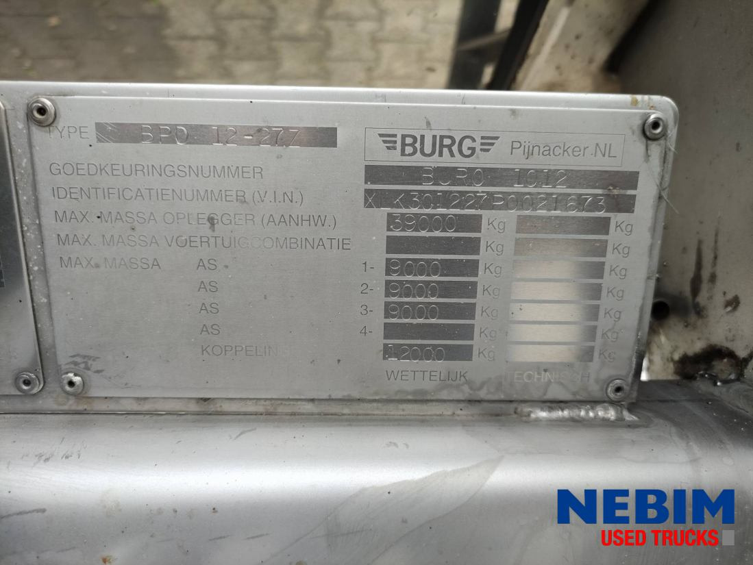 Burg Bpdo 12-27 Z - 26930Ltr - نصف مقطورة صهريج: صور 4 Burg Bpdo 12-27 Z - 26930Ltr - نصف مقطورة صهريج: صور 4