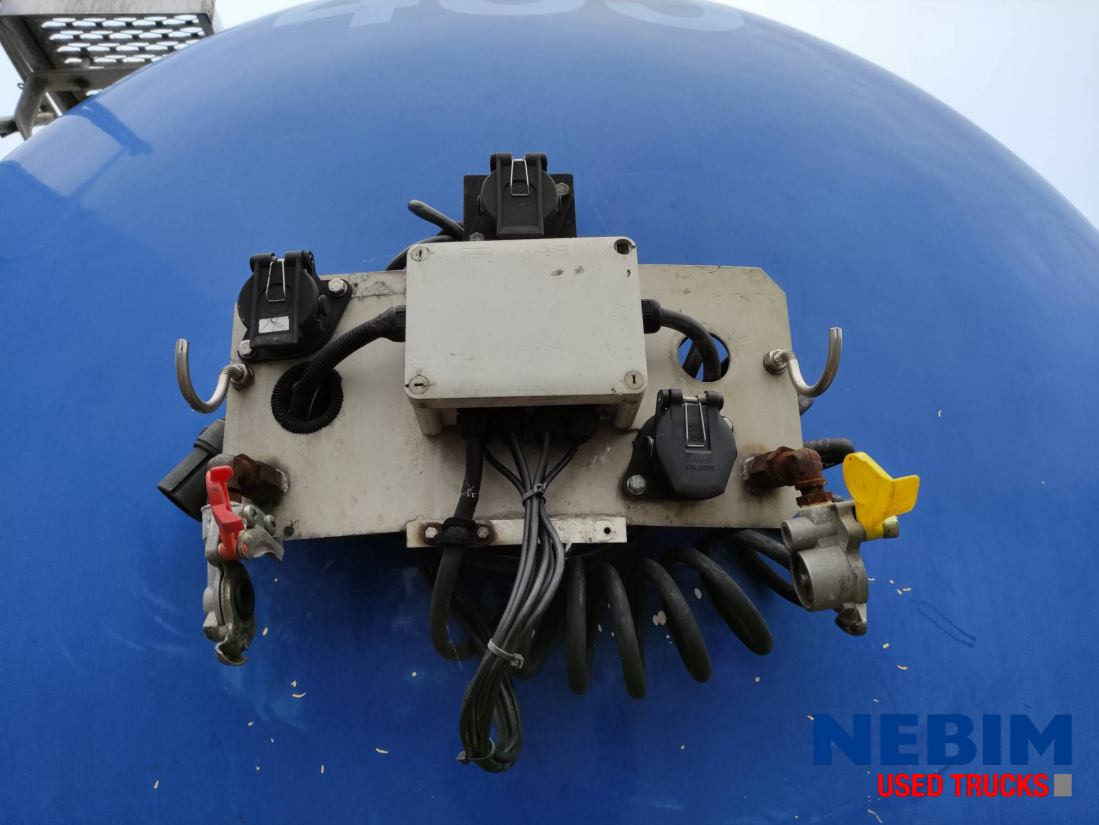 نصف مقطورة صهريج Feldbinder TSA 33.3-3 Unibloc pump electr - 3 comp. 8.000 / 2 2.500 / 3.000 Ltr.: صور 17