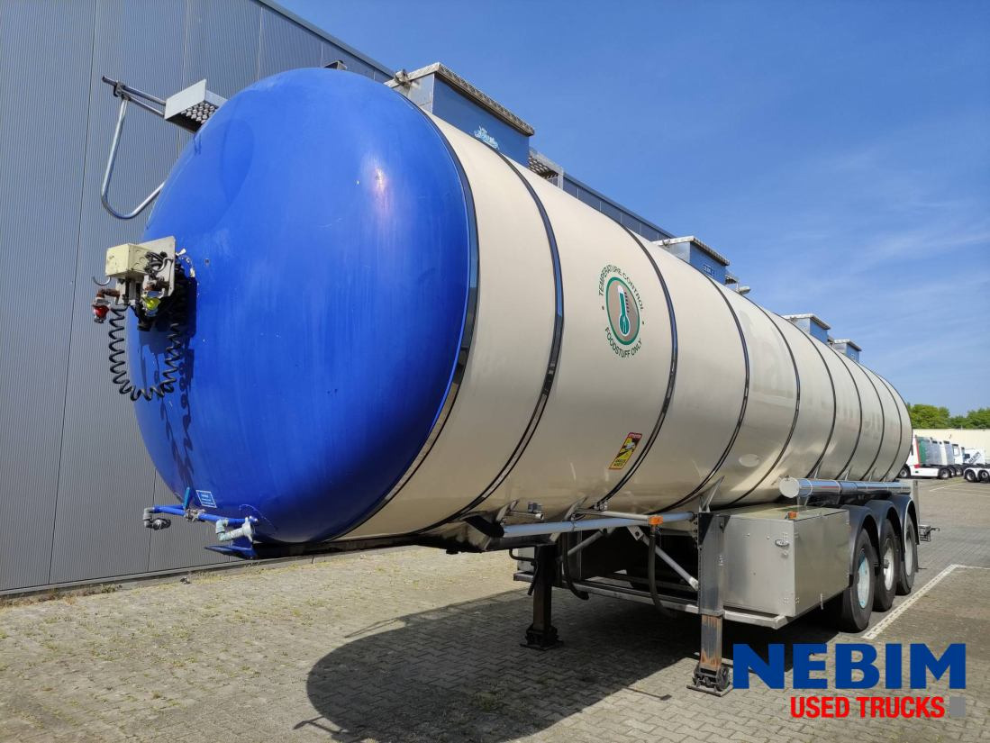 Feldbinder TSA 33.3 electric pump - 3 comp. 8.000 / 22.500 / 3.000 Ltr. - نصف مقطورة صهريج: صور 1 Feldbinder TSA 33.3 electric pump - 3 comp. 8.000 / 22.500 / 3.000 Ltr. - نصف مقطورة صهريج: صور 1
