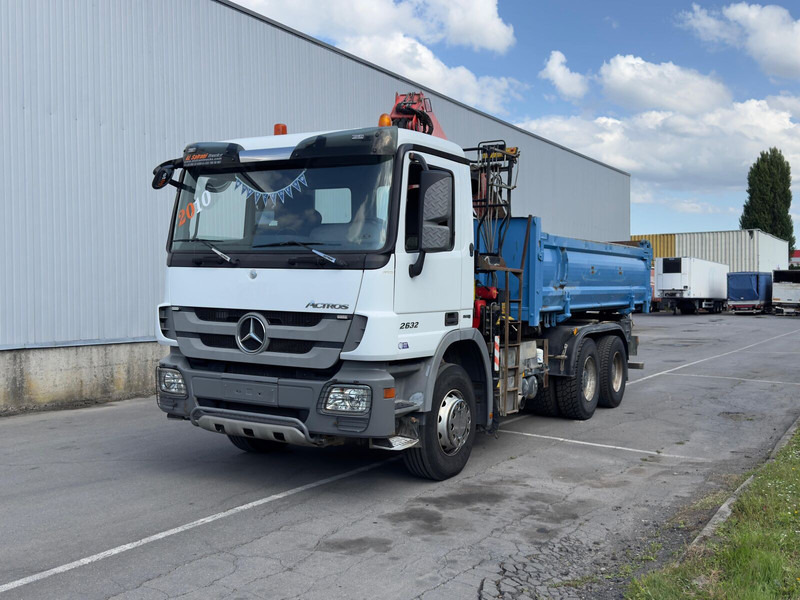 Mercedes-Benz ACTROS 2632 - قلابات, شاحنة كرين: صور 1 Mercedes-Benz ACTROS 2632 - قلابات, شاحنة كرين: صور 1