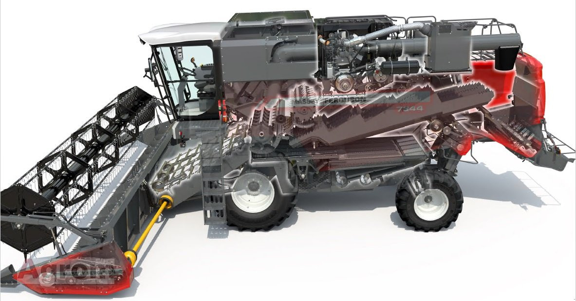 Massey Ferguson 7344 Activa MCS - حصادة شاملة: صور 2 Massey Ferguson 7344 Activa MCS - حصادة شاملة: صور 2
