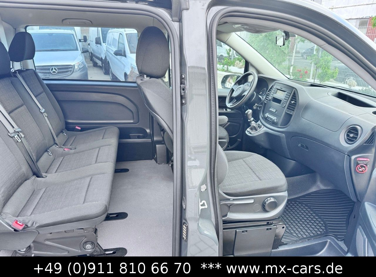 فان المدمجة Mercedes-Benz Vito 114 extralang Doka Mixto Klima AHK 5 Sitze: صور 18