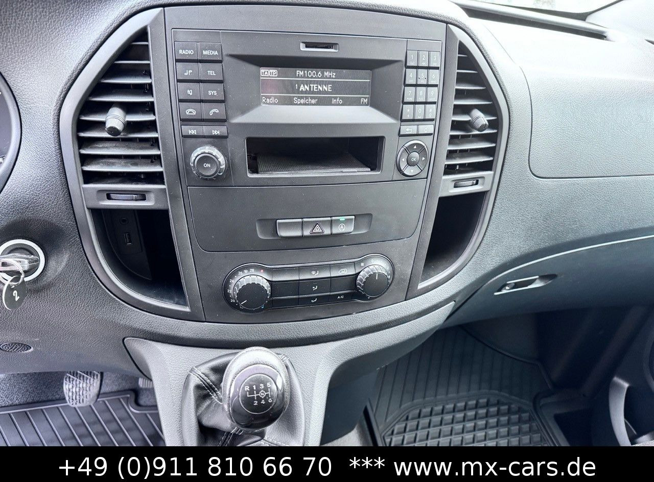 فان المدمجة Mercedes-Benz Vito 114 extralang Doka Mixto Klima AHK 5 Sitze: صور 14
