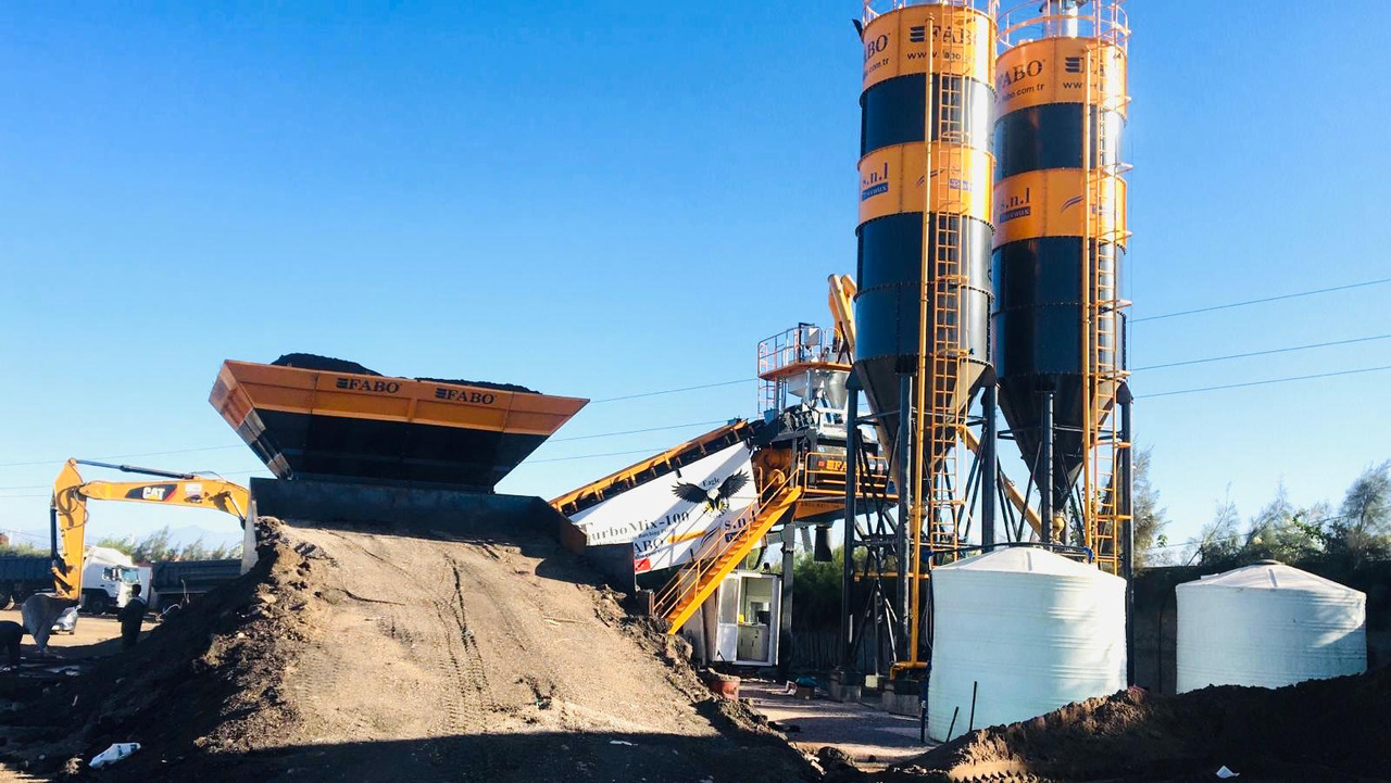 FABO Mobile Concrete Batching Plants - مصنع خلط الخرسانة: صور 1 FABO Mobile Concrete Batching Plants - مصنع خلط الخرسانة: صور 1