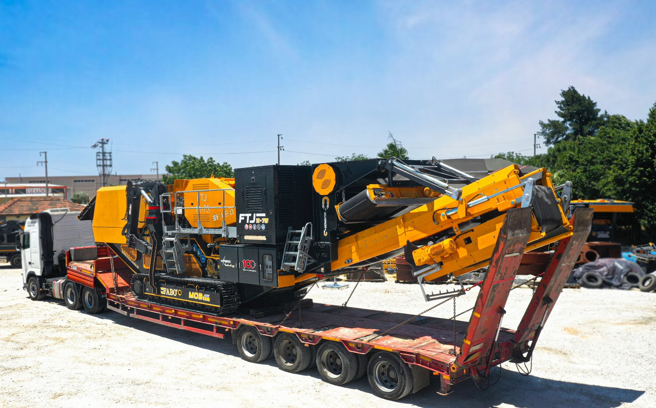 كسارة متحركه جديد FABO Mobile crusher: صور 5