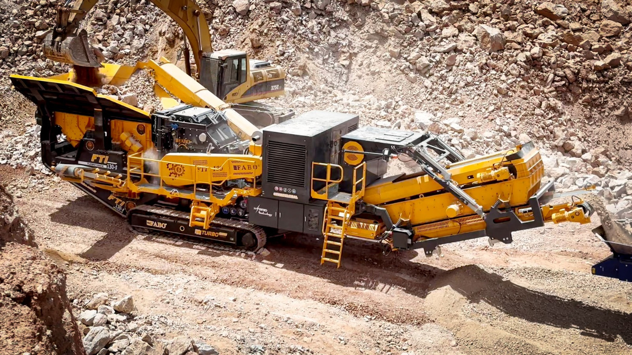 FABO Mobile crusher - كسارة متحركه: صور 1 FABO Mobile crusher - كسارة متحركه: صور 1
