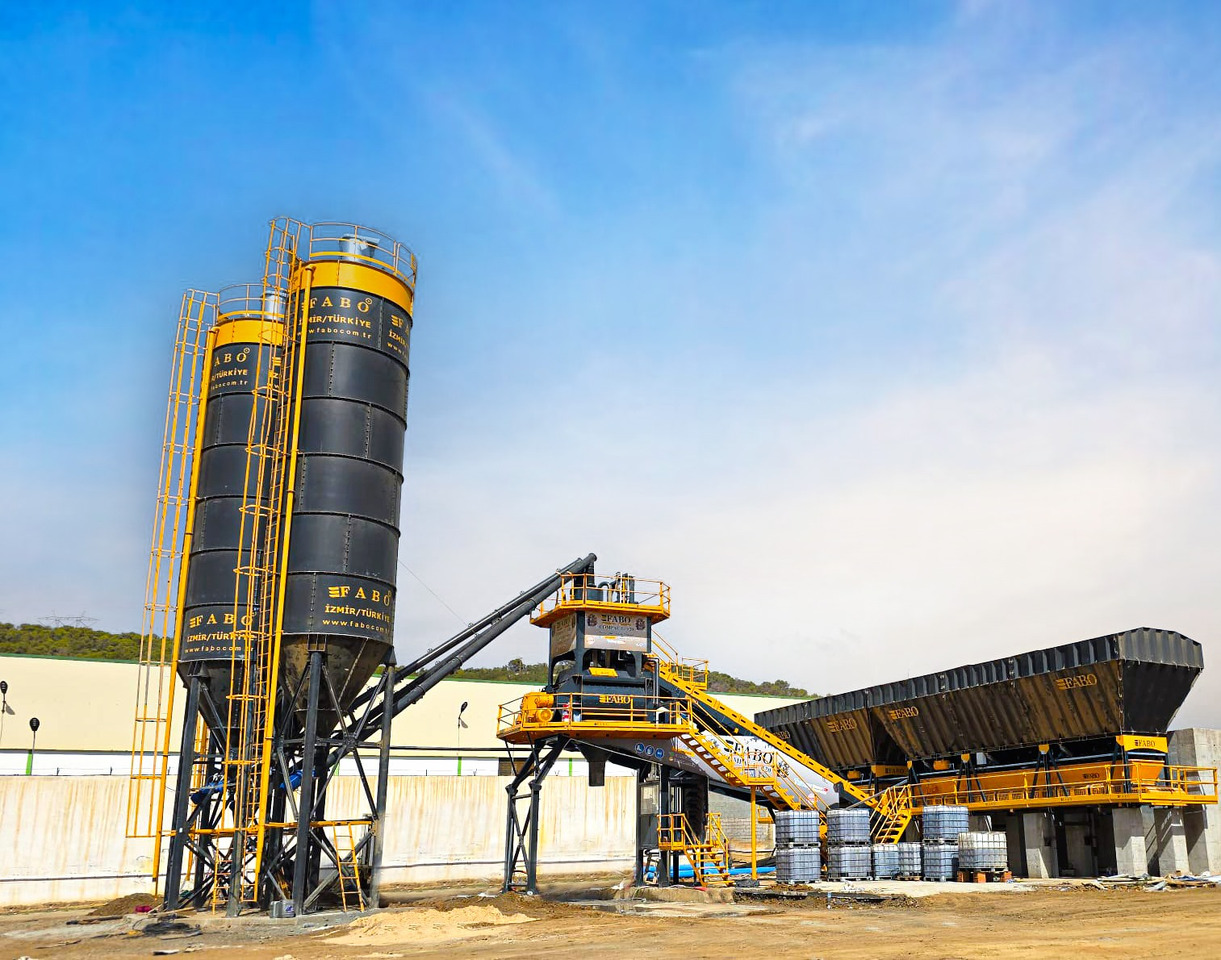 FABO compact concrete plant - مصنع خلط الخرسانة: صور 1 FABO compact concrete plant - مصنع خلط الخرسانة: صور 1