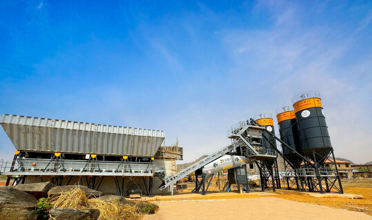 FABO compact concrete plant - مصنع خلط الخرسانة: صور 1 FABO compact concrete plant - مصنع خلط الخرسانة: صور 1