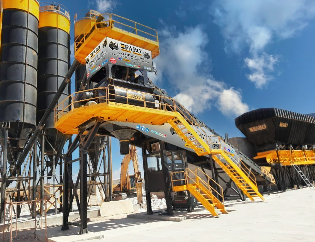 FABO compact concrete plant - مصنع خلط الخرسانة: صور 2 FABO compact concrete plant - مصنع خلط الخرسانة: صور 2