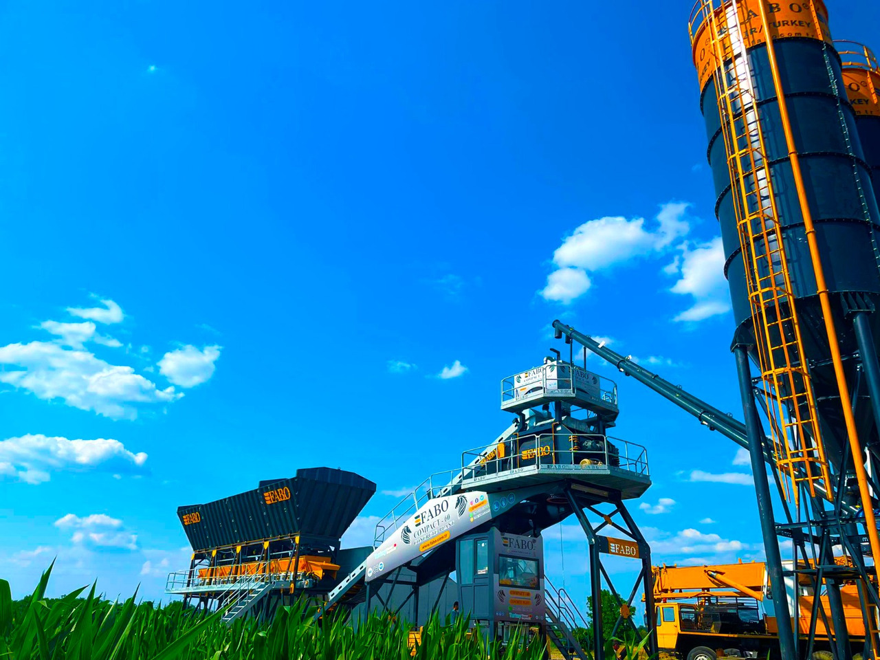 FABO compact concrete plant - مصنع خلط الخرسانة: صور 5 FABO compact concrete plant - مصنع خلط الخرسانة: صور 5
