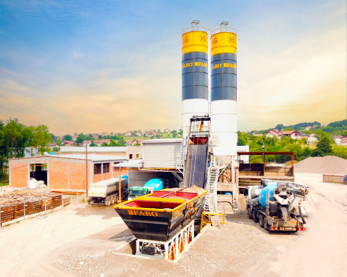 FABO compact concrete plant - مصنع خلط الخرسانة: صور 1 FABO compact concrete plant - مصنع خلط الخرسانة: صور 1