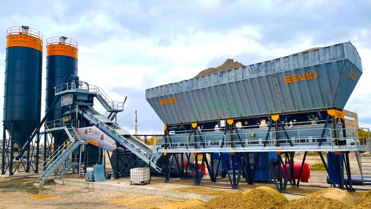 FABO compact concrete plant - مصنع خلط الخرسانة: صور 1 FABO compact concrete plant - مصنع خلط الخرسانة: صور 1