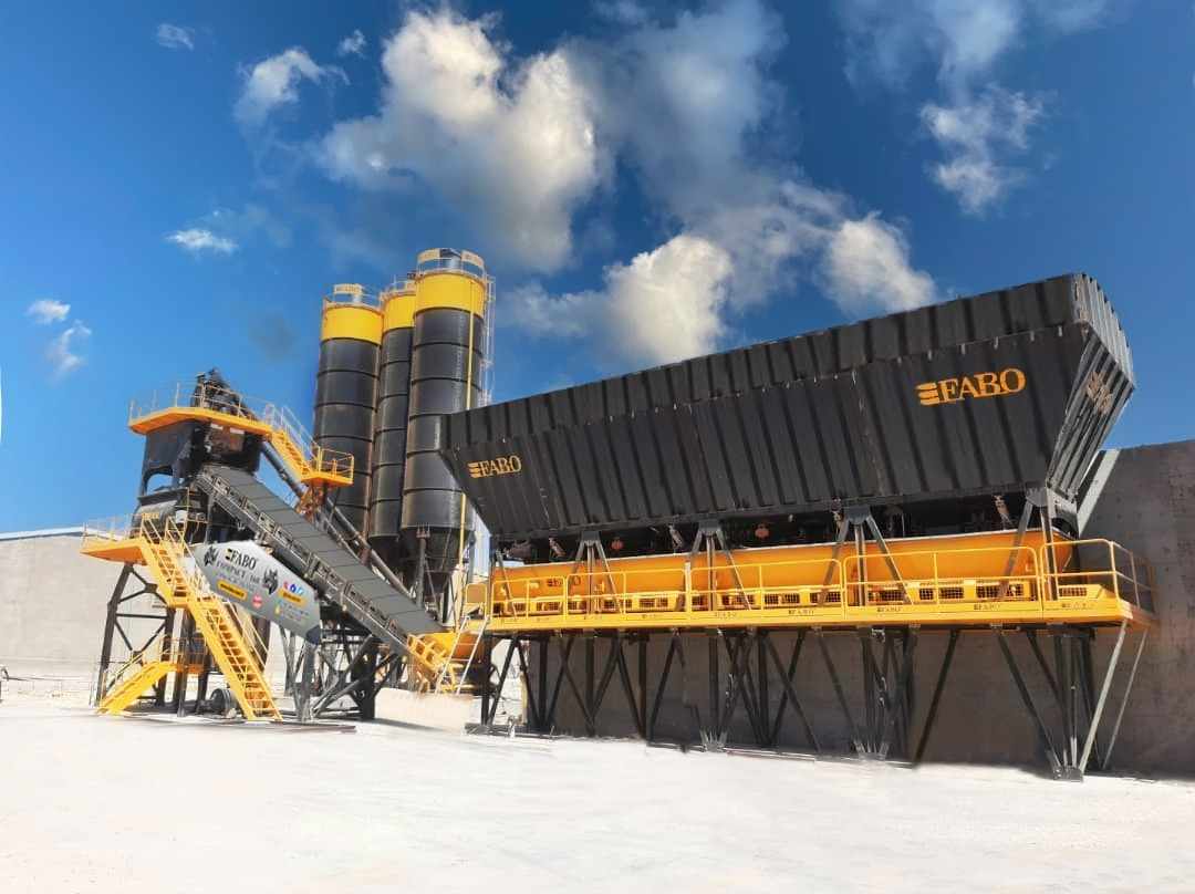 FABO compact concrete plant - مصنع خلط الخرسانة: صور 1 FABO compact concrete plant - مصنع خلط الخرسانة: صور 1