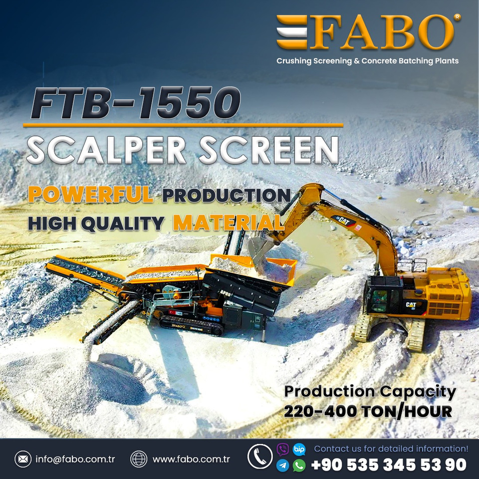 FABO mining machinery - crushing plant - ماكينات التعدين: صور 1 FABO mining machinery - crushing plant - ماكينات التعدين: صور 1