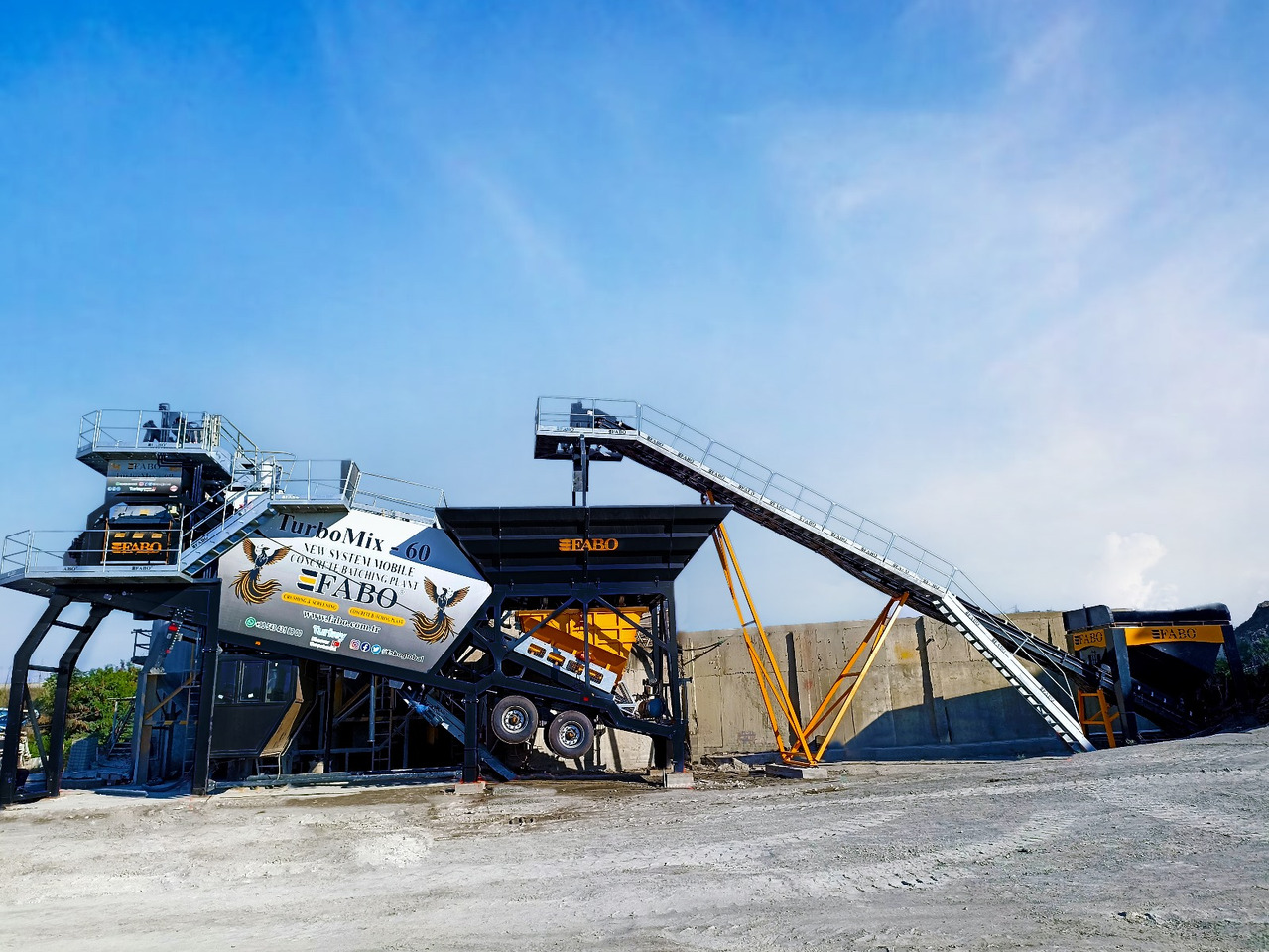 FABO mobile concrete batching plant - مصنع خلط الخرسانة: صور 2 FABO mobile concrete batching plant - مصنع خلط الخرسانة: صور 2