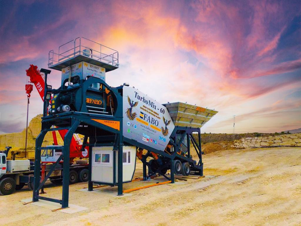 FABO mobile concrete batching plant - مصنع خلط الخرسانة: صور 2 FABO mobile concrete batching plant - مصنع خلط الخرسانة: صور 2