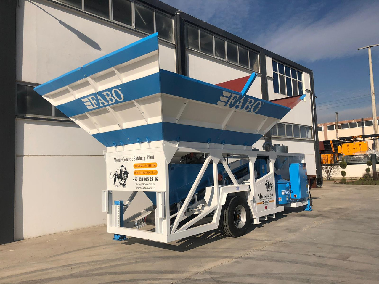 FABO mobile concrete batching plant - مصنع خلط الخرسانة: صور 3 FABO mobile concrete batching plant - مصنع خلط الخرسانة: صور 3