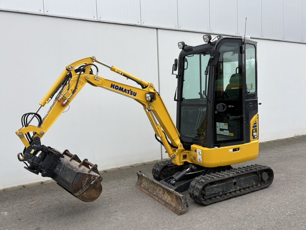 KOMATSU MINIBAGGER PC 16 R-3HS Powertilt 20,40,100 Löffel - حفارة مصغرة: صور 1 KOMATSU MINIBAGGER PC 16 R-3HS Powertilt 20,40,100 Löffel - حفارة مصغرة: صور 1