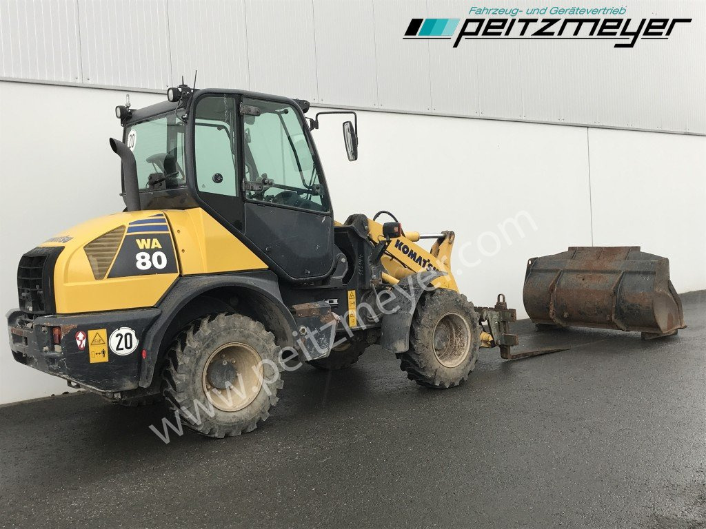 Komatsu RADLADER WA 80-6 Palettengabel und Standardschaufel - اللودر بعجل: صور 3 Komatsu RADLADER WA 80-6 Palettengabel und Standardschaufel - اللودر بعجل: صور 3