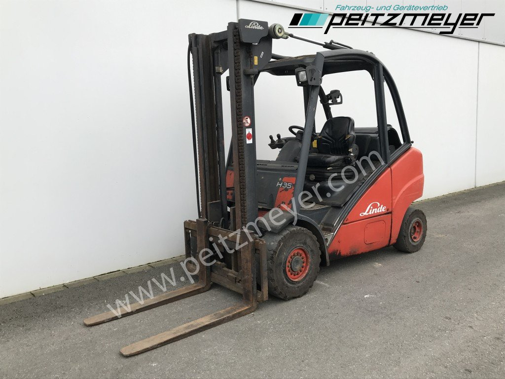LINDE Gabelstapler H 35 T Gas + Seitenschieber - رافعة شوكية تعمل بالغاز: صور 1 LINDE Gabelstapler H 35 T Gas + Seitenschieber - رافعة شوكية تعمل بالغاز: صور 1
