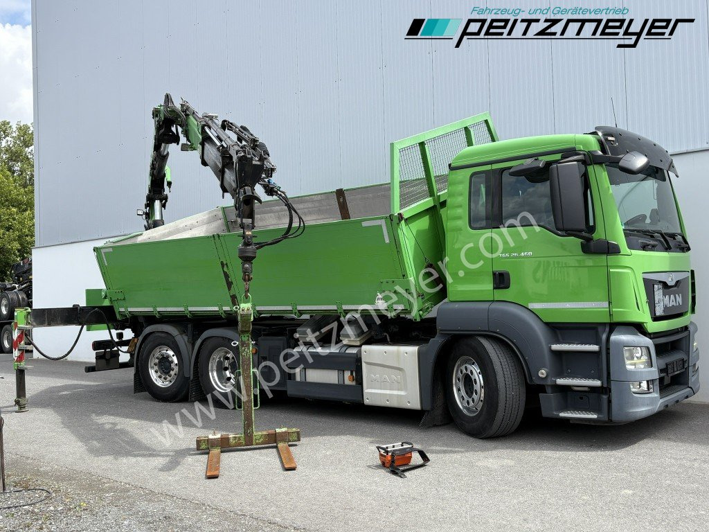 MAN TGS 26.460 FL 6x2 Kipper+Kran+Funk Lenkachse, 2-Seitenkipper, Atlas 172.3 - قلابات, شاحنة كرين: صور 2 MAN TGS 26.460 FL 6x2 Kipper+Kran+Funk Lenkachse, 2-Seitenkipper, Atlas 172.3 - قلابات, شاحنة كرين: صور 2
