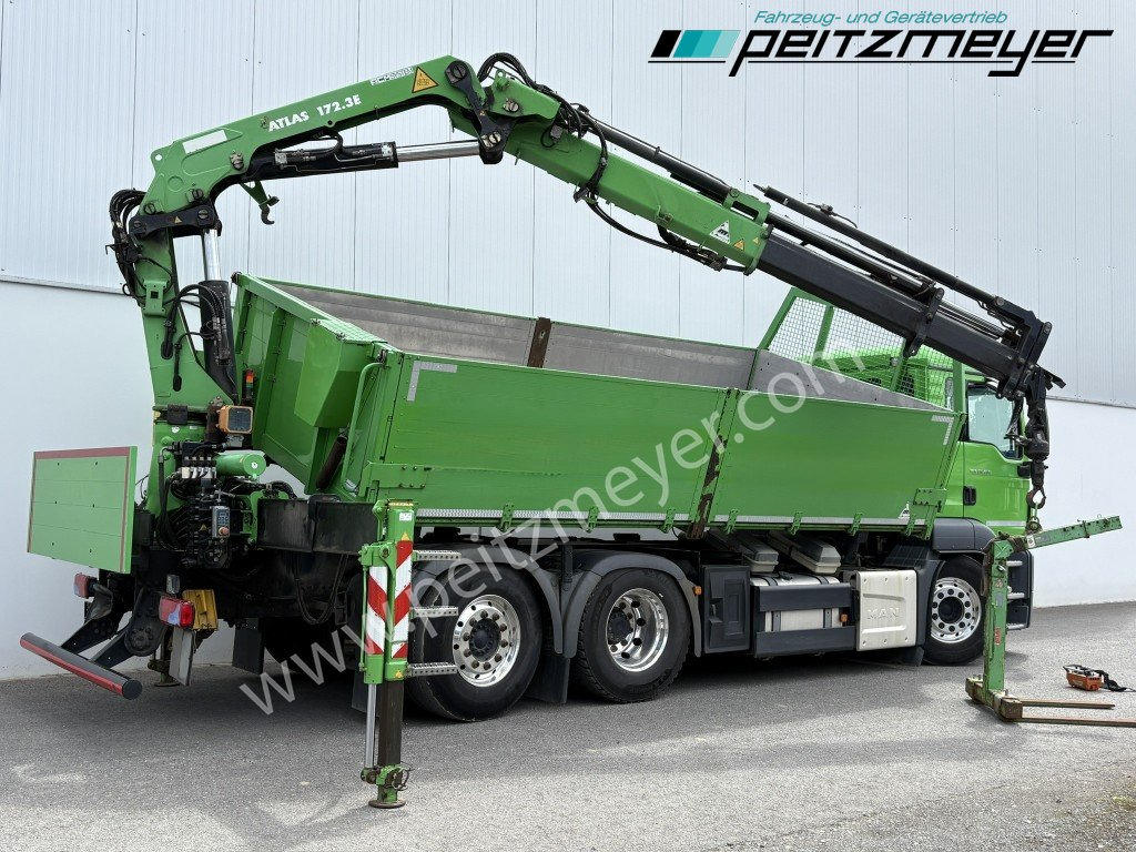 MAN TGS 26.460 FL 6x2 Kipper+Kran+Funk Lenkachse, 2-Seitenkipper, Atlas 172.3 - قلابات, شاحنة كرين: صور 4 MAN TGS 26.460 FL 6x2 Kipper+Kran+Funk Lenkachse, 2-Seitenkipper, Atlas 172.3 - قلابات, شاحنة كرين: صور 4