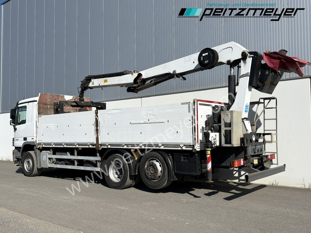 MERCEDES-BENZ Actros 2536 LL Pritsche HMF Heckkran m. Zange Baustoff - شاحنات مسطحة, شاحنة كرين: صور 3 MERCEDES-BENZ Actros 2536 LL Pritsche HMF Heckkran m. Zange Baustoff - شاحنات مسطحة, شاحنة كرين: صور 3