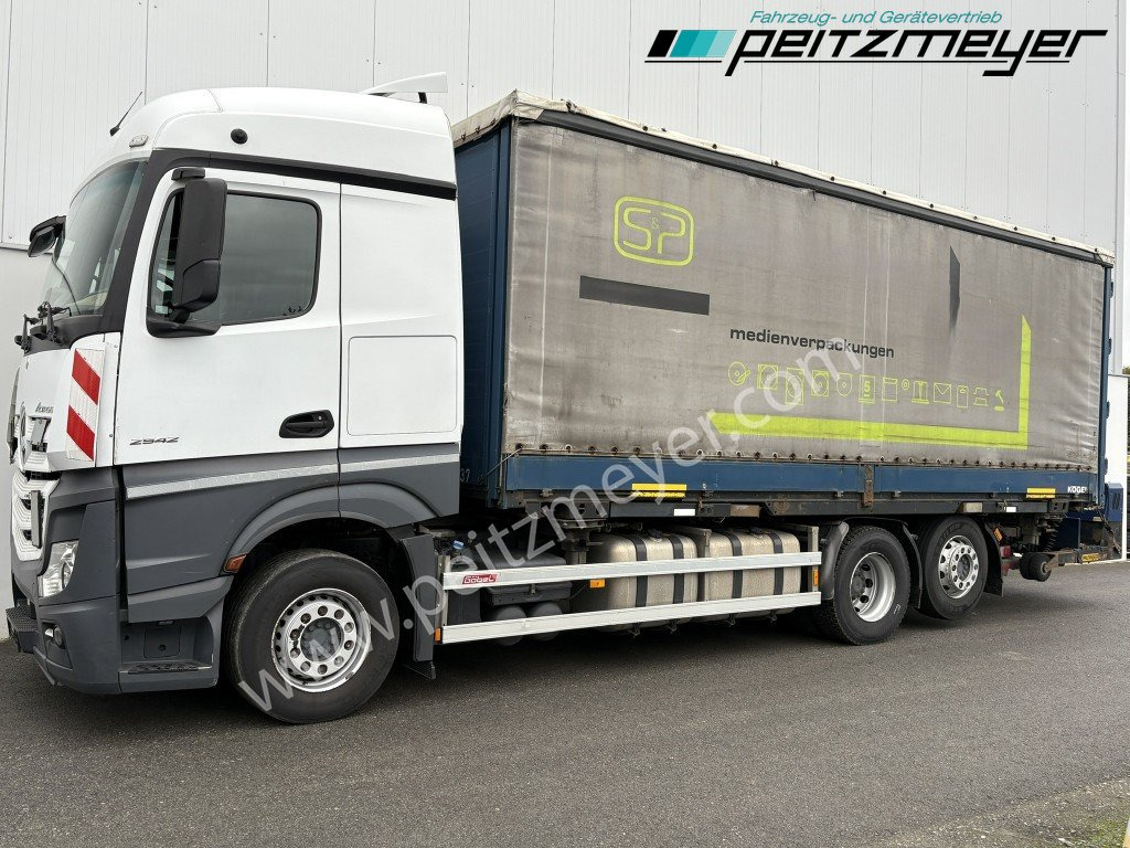 MERCEDES-BENZ Actros 2542 LL BDF Pritsche + Mitnahmestapler komplett - شاحنة ستارة: صور 1 MERCEDES-BENZ Actros 2542 LL BDF Pritsche + Mitnahmestapler komplett - شاحنة ستارة: صور 1