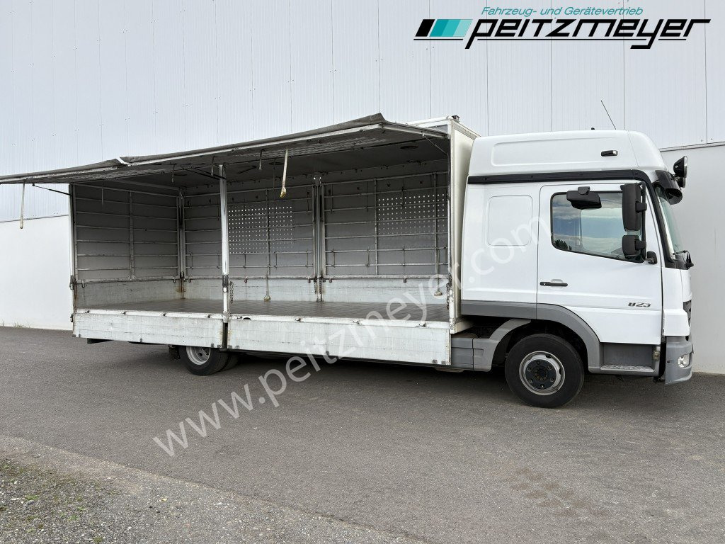 MERCEDES-BENZ Atego 823 L Geflügelpritsche L - Fahrerhaus, Klima, 2 x AHK - بصندوق مغلق شاحنة: صور 3 MERCEDES-BENZ Atego 823 L Geflügelpritsche L - Fahrerhaus, Klima, 2 x AHK - بصندوق مغلق شاحنة: صور 3