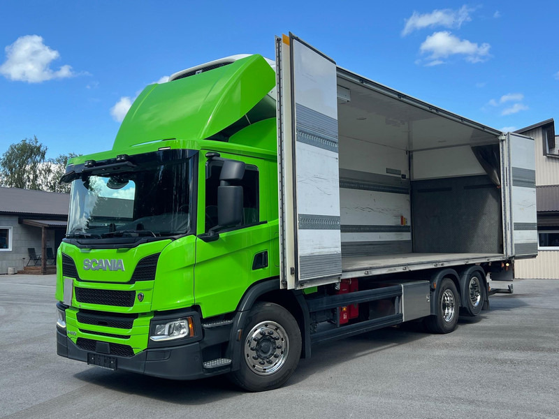 Scania P410 6X2 THERMO KING T-1200R OPEN SIDE - مبردة شاحنة: صور 1 Scania P410 6X2 THERMO KING T-1200R OPEN SIDE - مبردة شاحنة: صور 1