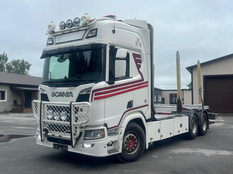 Scania R730 B6X4NB - شاحنة قطع الأشجار, شاحنة كرين: صور 1 Scania R730 B6X4NB - شاحنة قطع الأشجار, شاحنة كرين: صور 1