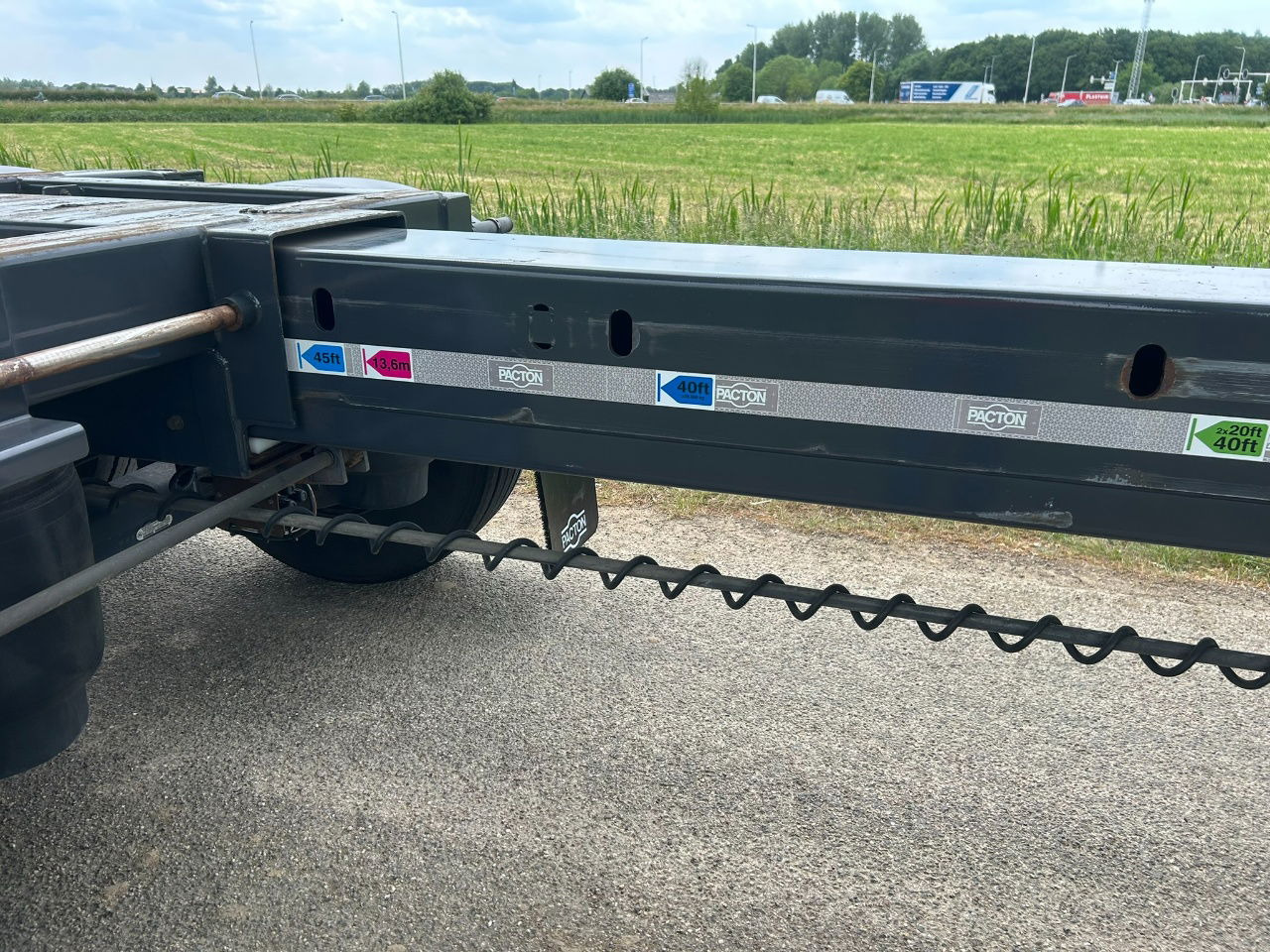شاحنات الحاويات/ جسم علوي قابل للتغيير نصف مقطورة Pacton ET3 / Bpw Disc / Lifting axle / 2x20/30/40/45 ft hc / Tyres 80 / Tuf 3-20: صور 6
