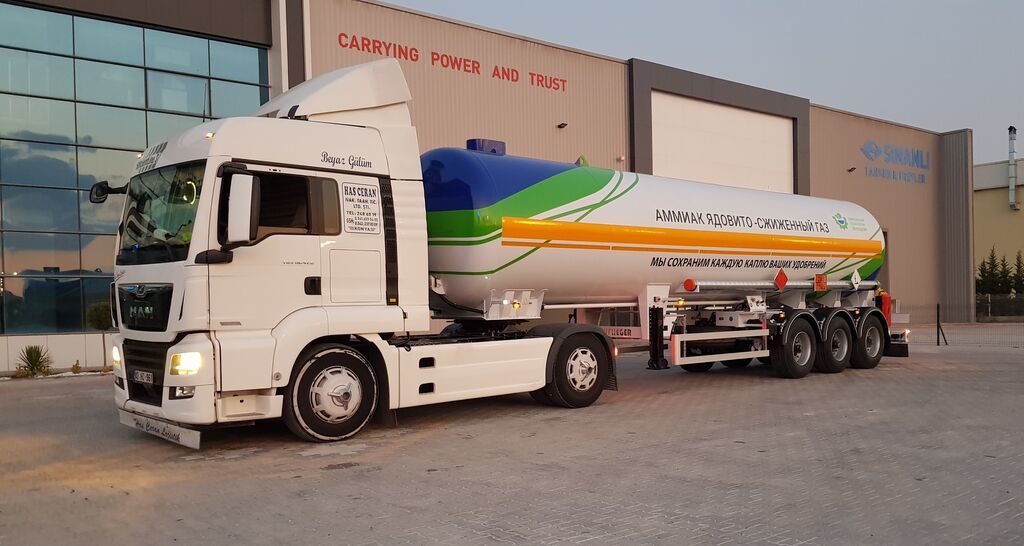 SINAN TANKER-TREYLER Ammonia Tanker - Аммиаковоз Автоцистерна - صهريج نقل الأمونيوم - نصف مقطورة صهريج: صور 2 SINAN TANKER-TREYLER Ammonia Tanker - Аммиаковоз Автоцистерна - صهريج نقل الأمونيوم - نصف مقطورة صهريج: صور 2