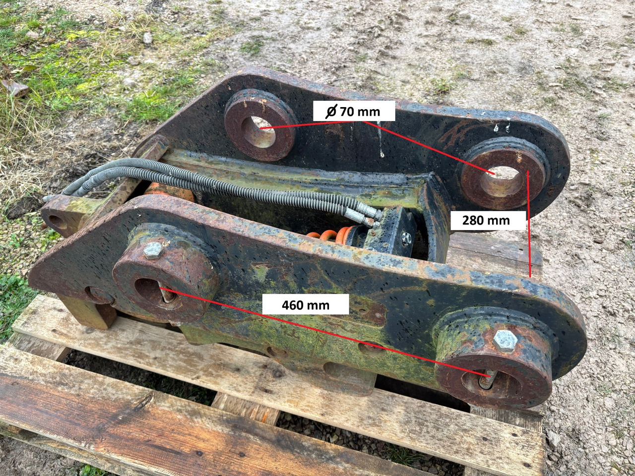 HILL Tefra 15T - وصلة الربط للمعدات المعلقة - حفارة: صور 2 HILL Tefra 15T - وصلة الربط للمعدات المعلقة - حفارة: صور 2