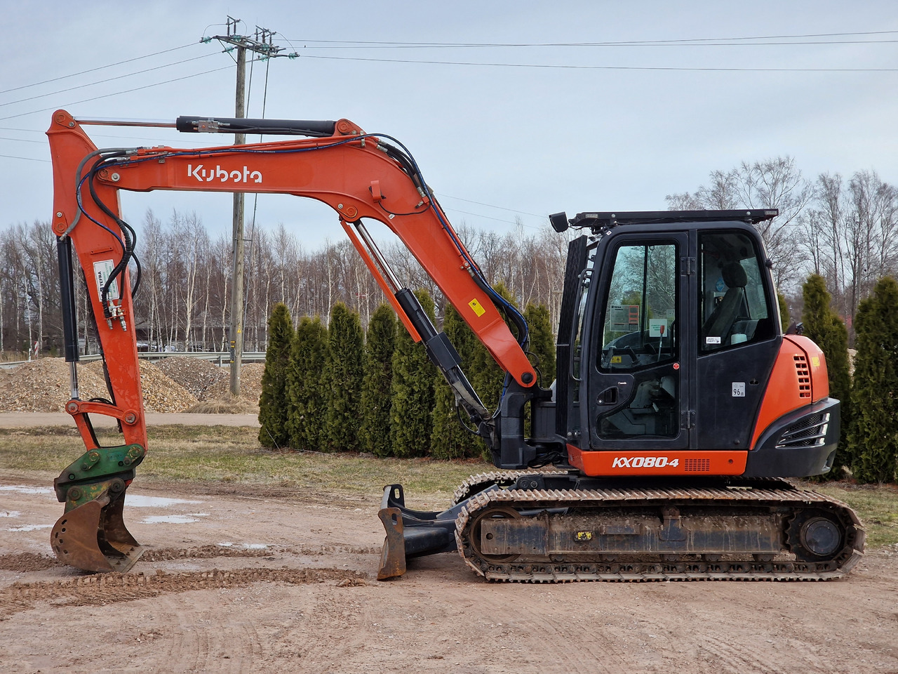 KUBOTA KX080-4. Metal tracks. - حفارة مصغرة: صور 3 KUBOTA KX080-4. Metal tracks. - حفارة مصغرة: صور 3