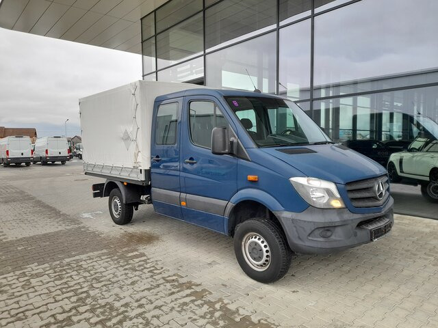 صغيرة, ميكروباص MERCEDES-BENZ Sprinter 316 DOKA 4X4+6 LOCURI+BENA TRANSPORT...: صور 10