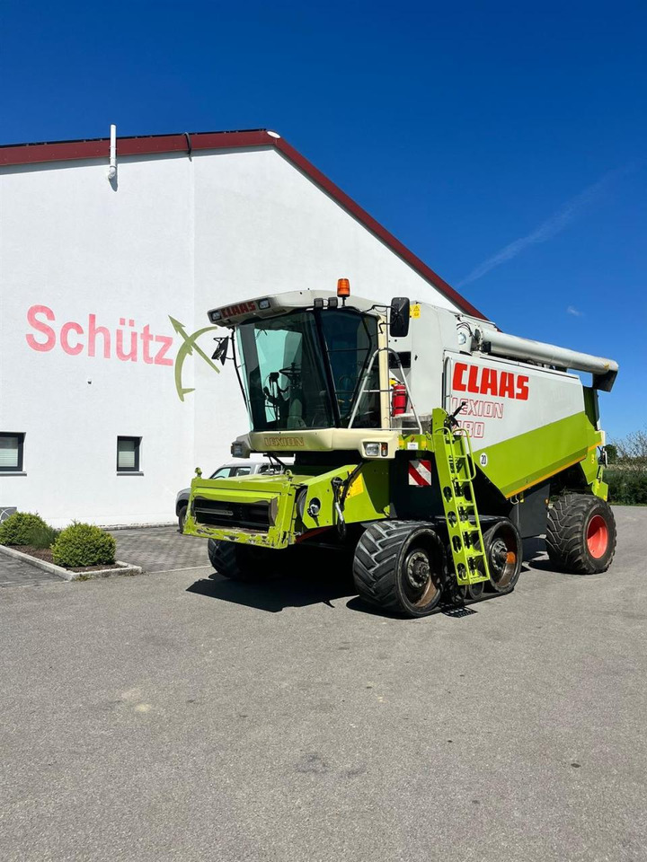 CLAAS Lexion 480 TerraTrac, ca. 3956 Bh, Baujahr 1999 - حصادة شاملة: صور 1 CLAAS Lexion 480 TerraTrac, ca. 3956 Bh, Baujahr 1999 - حصادة شاملة: صور 1