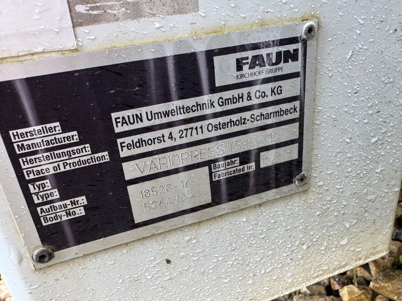 Faun Variopress II 528 V 19 Faun Variopress II 528 V 19 - شاحنة القمامة: صور 2 Faun Variopress II 528 V 19 Faun Variopress II 528 V 19 - شاحنة القمامة: صور 2