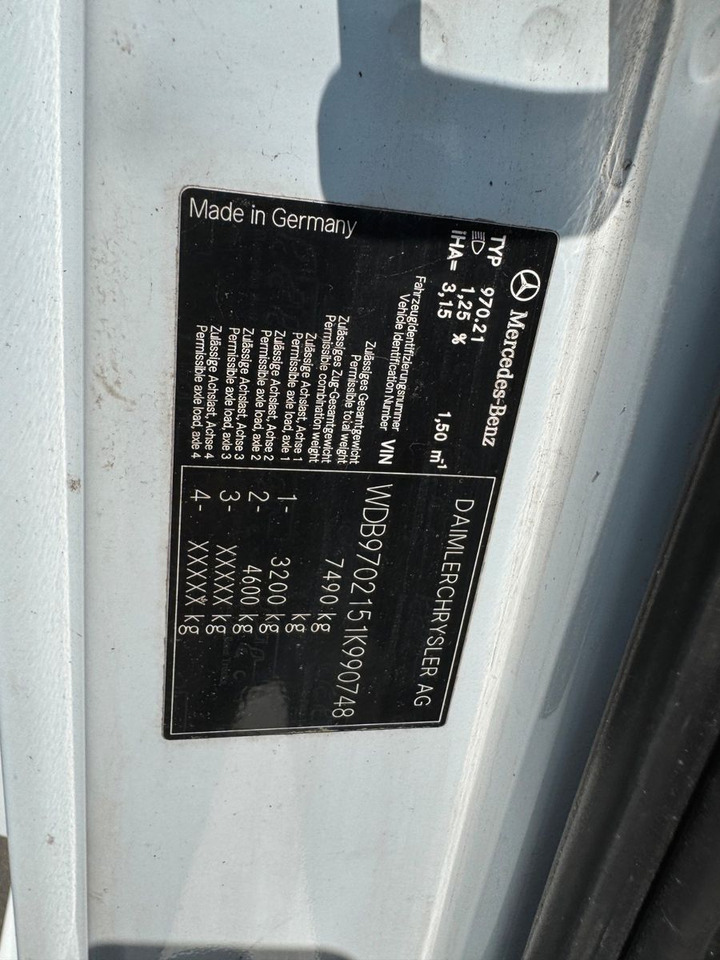 Mercedes-Benz 818 Koffer / LBW / AHK + DL - الشاحنات الصغيرة صندوق مغلق: صور 5 Mercedes-Benz 818 Koffer / LBW / AHK + DL - الشاحنات الصغيرة صندوق مغلق: صور 5