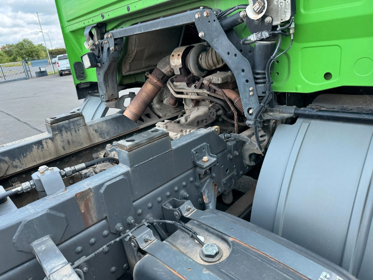 الشاسيه شاحنة Mercedes-Benz Actros 1832 MP 3   Kipperfahrgestell + Klima: صور 12