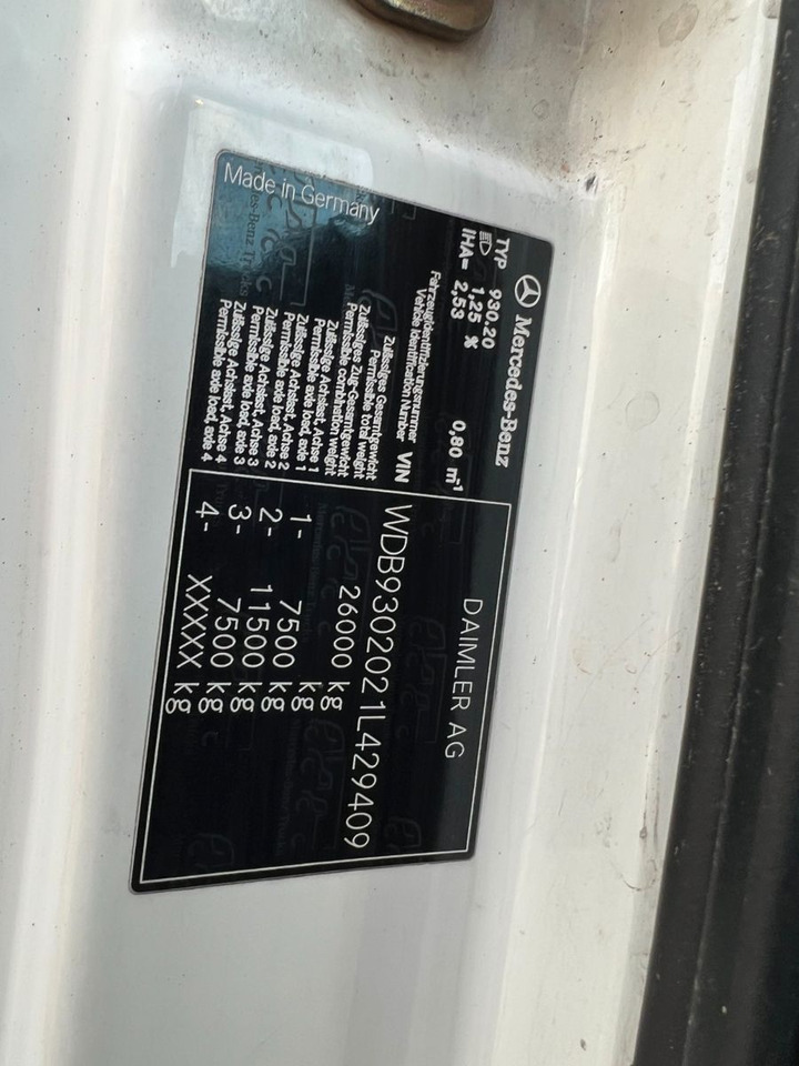 Mercedes-Benz Actros 2532 6x2 MP3 Faun Power Press 524 - شاحنة القمامة: صور 5 Mercedes-Benz Actros 2532 6x2 MP3 Faun Power Press 524 - شاحنة القمامة: صور 5