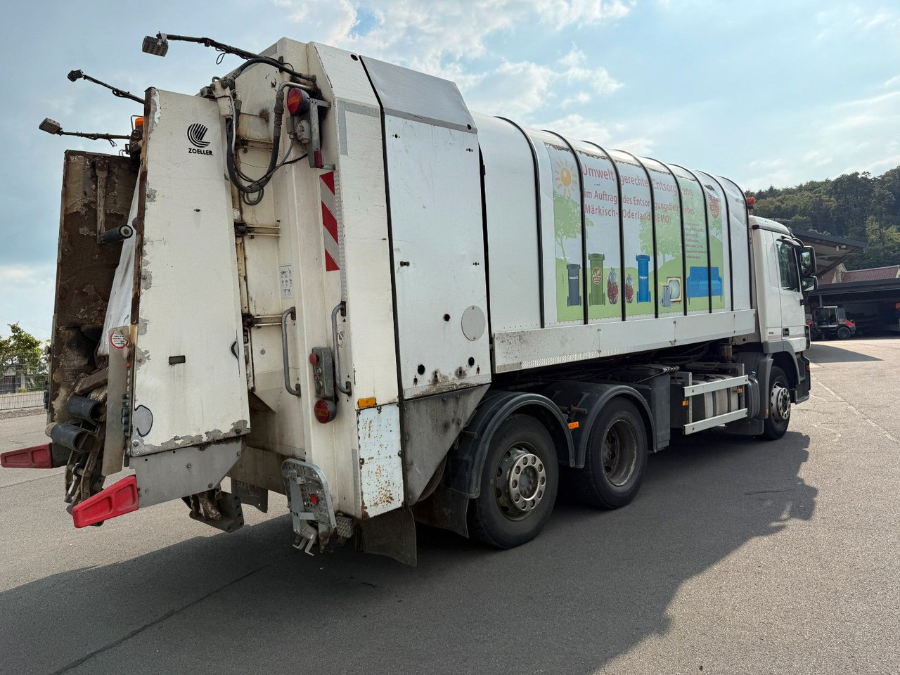 Mercedes-Benz Actros MP3 2532 6x2 Faun Rotorpress 521 - شاحنة القمامة: صور 3 Mercedes-Benz Actros MP3 2532 6x2 Faun Rotorpress 521 - شاحنة القمامة: صور 3