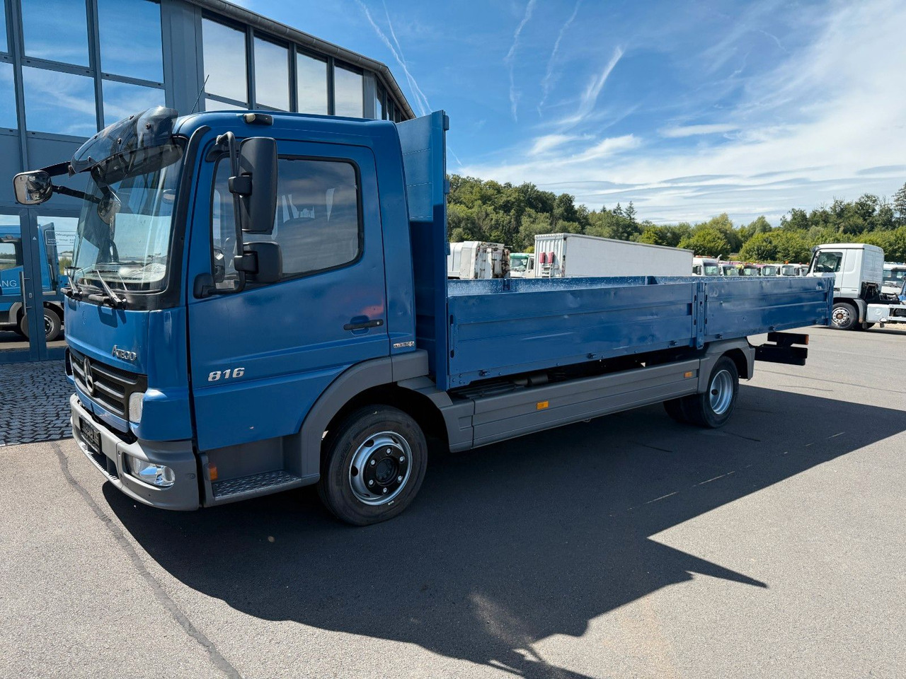 Mercedes-Benz Atego 816 Euro 5 AHK + Druckluftanschlüssen - شاحنات مسطحة: صور 3 Mercedes-Benz Atego 816 Euro 5 AHK + Druckluftanschlüssen - شاحنات مسطحة: صور 3